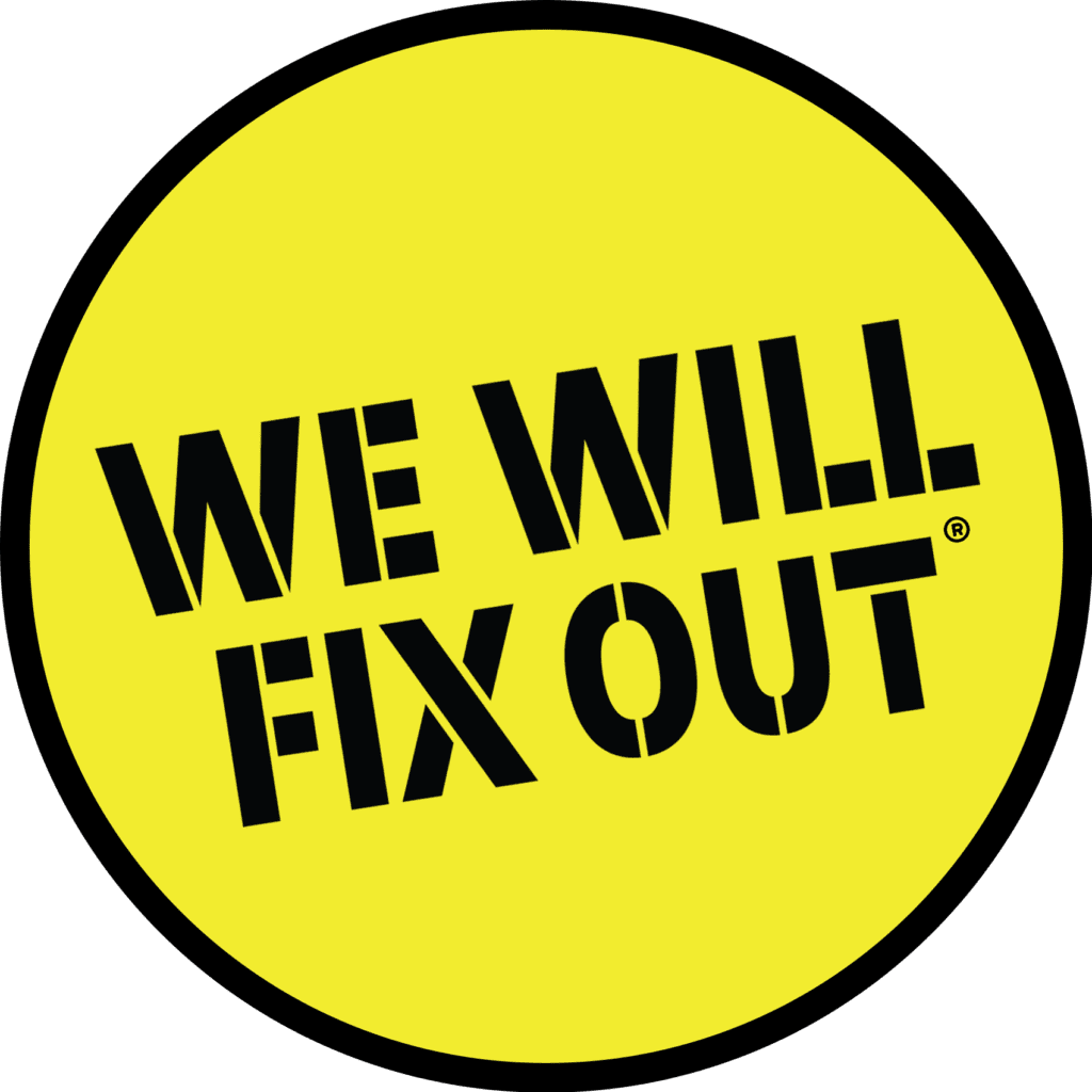 Logo We Will Fix Out